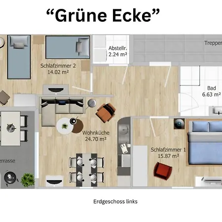 Haus Damenpfad 4 Gruene Ecke * Wangerooge