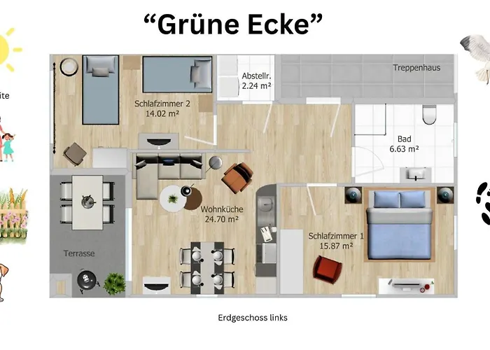 Haus Damenpfad 4 Gruene Ecke * 万根沃格